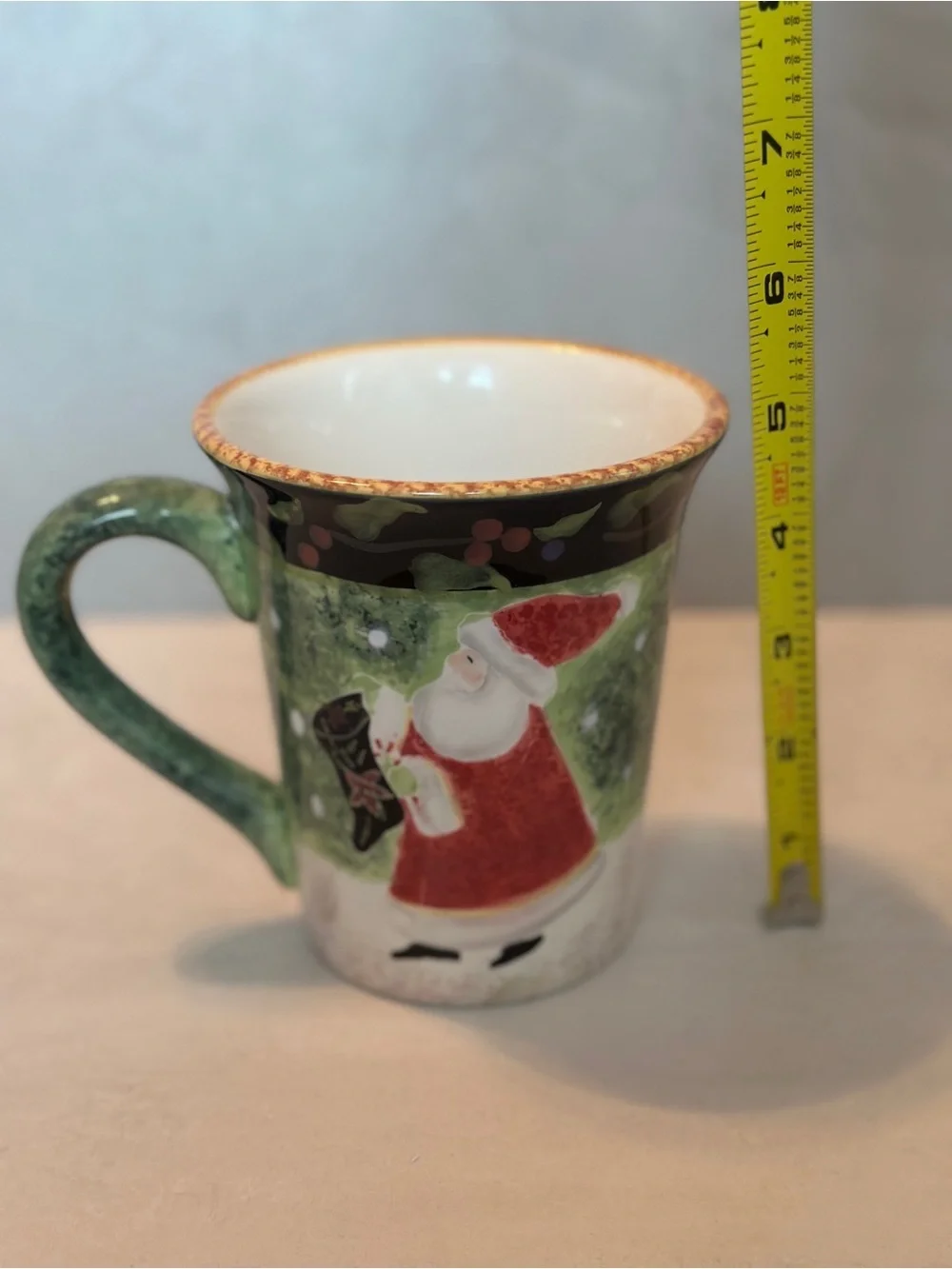 Betty Whiteaker Christmas Santa Coffee Mug - Certified International